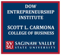 This is a color logo of the Dow Entrepreneurship Institute